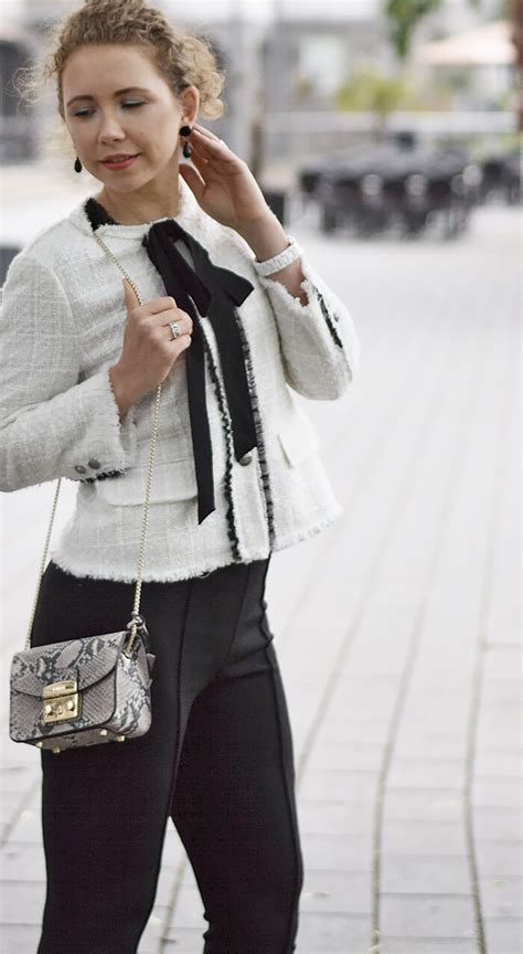 chanel look alike suits|sac style Chanel zara.